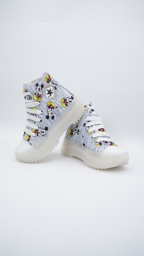 201LED - CONVERSE - GRIS MICKEY - LONA 18/21